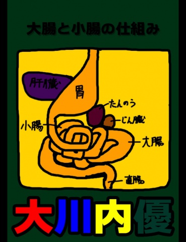 絵本「大腸と小腸の仕組み」