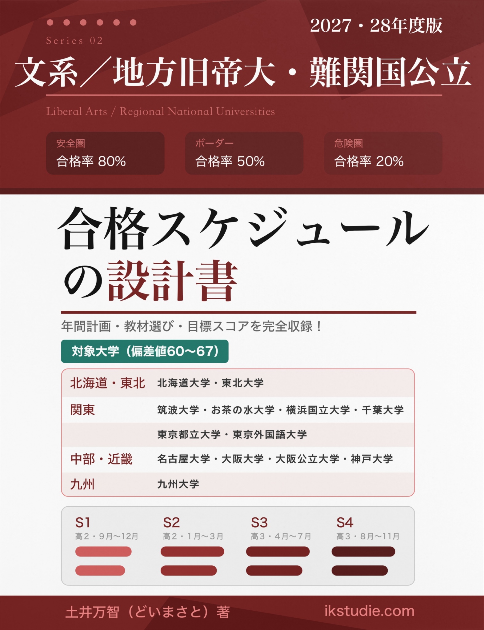 BCCKS / ブックス - 『文系地方旧帝大・難関国公立／合格スケジュール 