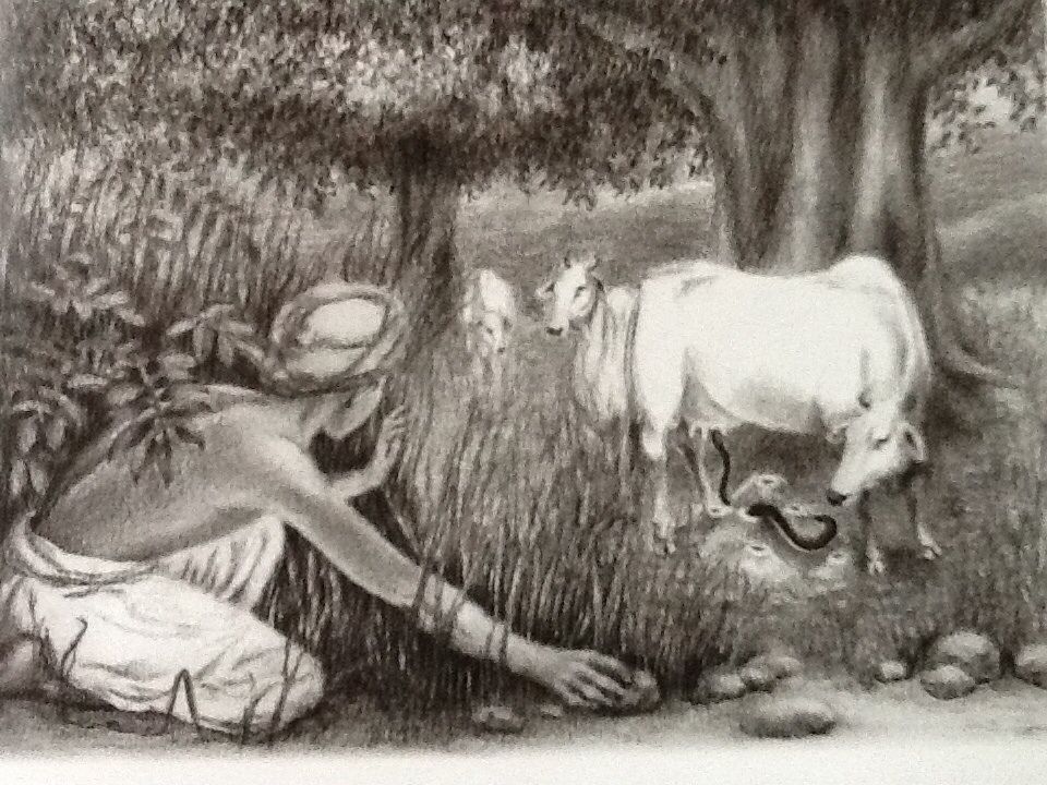 牛の置物3件 一番大き:磁石で引き付けない